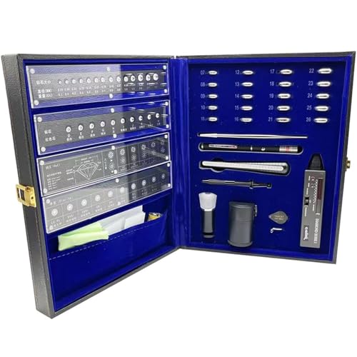 Kit Detector de Diamantes for joyería, Herramientas for Piedras de Color, bolígrafo electrónico portátil for probar Diamantes, selector de Joyas, Kit de Prueba de Oro, Herramienta de Prueba de Joyas