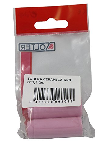 Solter - Pack de 2 Toberas Cerámicas GR8 D12,5, Accesorios de Soldadura