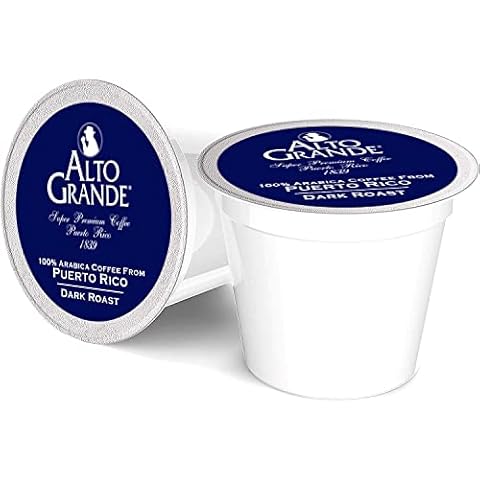 Alto Grande Ground Dark Roast Arabica Coffee Single-Serve Pods, 72 Count, Compatible with Keurig K Cup Brewers Cover