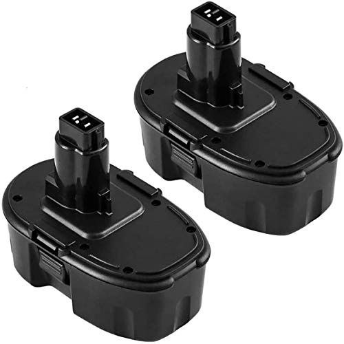 2Packs 18 Volt Replacement for Dewalt 18V Battery DC9096 DC9098 DC9099 DW9095 DW9096