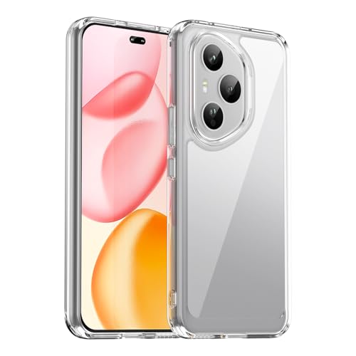 ELECWAY for Honor 400 Pro Case 5G Anti-Yellow Phone Cover Military Grade Shockproof High Clear Transparent Clear