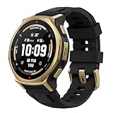 Amazfit T-Rex 3 Pro Reloj Inteligente Outdoor 44mm ? Pantalla AMOLED Zafiro, Linterna, Bisel de Titanio, GPS Doble Banda, Mapas Offline, 17 Das Batera, 180+ Modos Deportivos, para Android iPhone