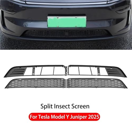 Grille de protection pour pare-choc avant Tesla Model Y Juniper 2025 calandre - 2
