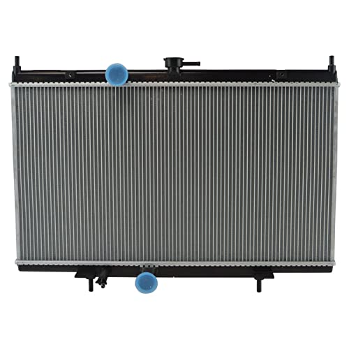 TRQ Radiator Assembly Aluminum Core Compatible with 07-12 Nissan Sentra CU2998 NI3010211