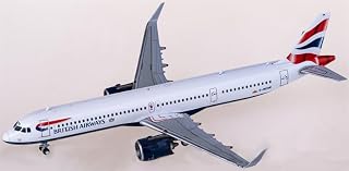 ACE HOBBY for GeminiJets for British Airways for Airbus A321neo G-NEOR 1:400 Aircraft Pre-Built Model