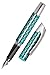 Produktbild ONLINE Schönschreib-Füller Campus Diamond Turquoise, Kalligrafie-Füller, ergonomisches Griffstück, breite Kalligrafie-Feder 1,4 mm, Standard-Tintenpatronen, inkl Kombipatrone blau, Allergiker geeignet