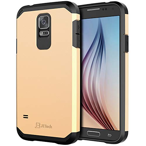 JETech 3012 Case for Samsung Galaxy S5, Protective Cover, Gold
