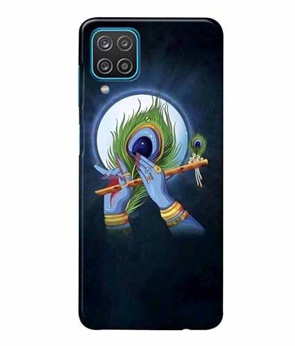 Image of Printed Hard Back Case Cover & Compatible for Samsung Galaxy M32 4G | Krishna Vector Art (Multicolor) - D1200