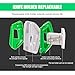 DACIRTY Car Windshield Wiper Regroover, ABS Quick Repair Windshield Wiper Blade Cutter Cleaning Tool, Portable Maintenance Accessory, Universal Fit for Most Cars (Green & White)