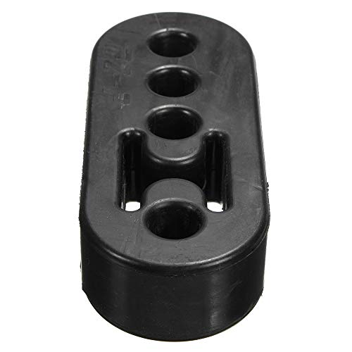 Ajcoflt 2 pcs 4 Furos Carro Veículo Universal Tubo de Escape Montagem Mount Hanger Suporte de Suspen