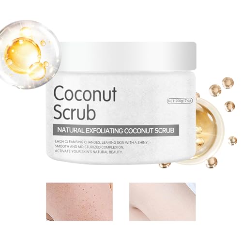 Esfoliante Corpo Al Sale, Detergente con Sale Naturale da 200g, Esfoliante Levigante Per La Pelle, Per Luminosità Cura Della Pelle Morta Bellezza Per Mani E Piedi Zona Bikini Schiena E Ginocchio Spa Q