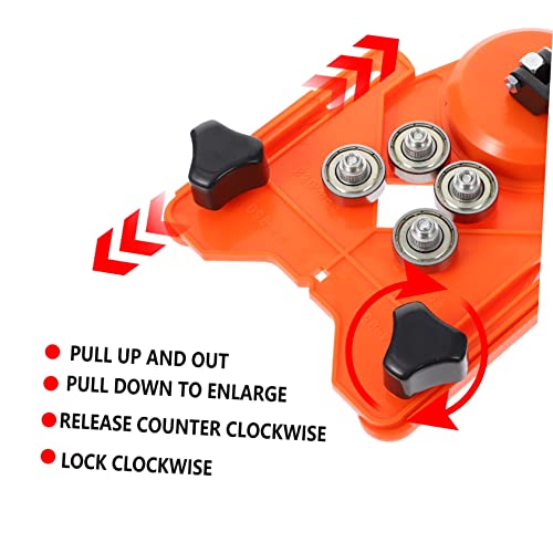 Porta punzones broca bench guía de agujeros localizador de aperturas localizador de centrado guía de corte Ladrillo Poseedor soporte accesorio perforar planchar - imagen 8