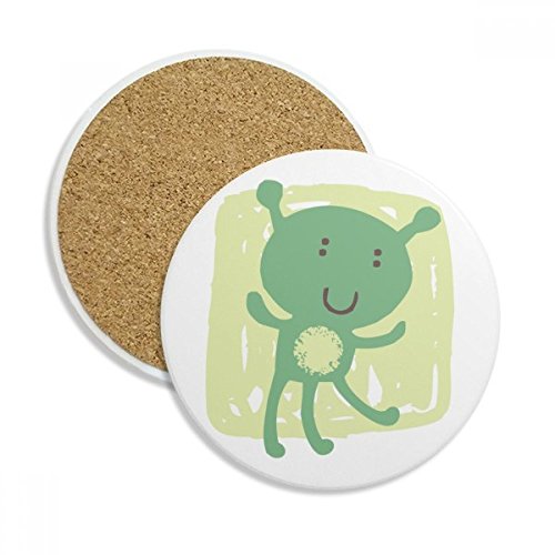 Caboteur en céramique alien graffiti absorbant multicolore DIYthinker - 2