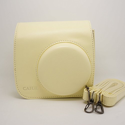 Image of CAIUL 7 in 1 Instax Mini 8 /8+ Accessory Bundles Set (Yellow Mini 8 Case /Album /Lens /Filters /Film Frames /Hang Frames /Film Sticker)