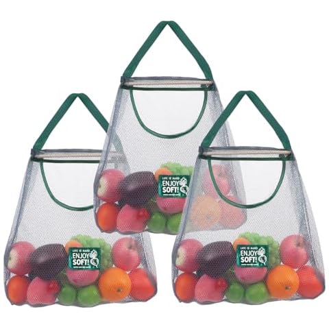 Minicoco Reusable Mesh Shopping Bags Cover