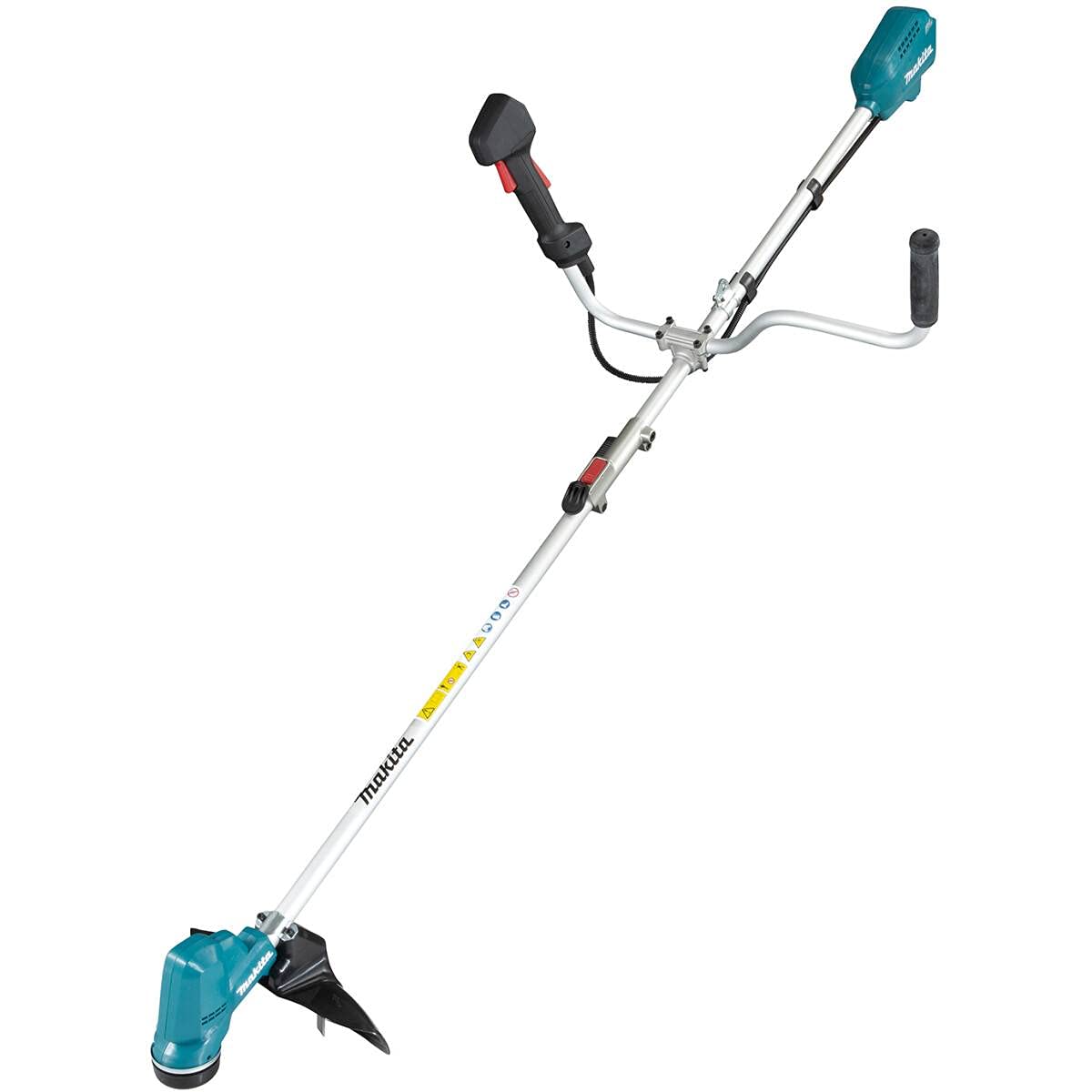 Makita Blue Dur190urt8 18V Li-Ion Lxt Brushless Brush Cutter Complete With 1 X 5.0 Ah Battery And Charger