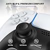 NEWDERY Thumb Grips for PS4/PS5 Controller, 3 Height Options (Low/Mid/High) for Precision & Control, Anti-Slip Silicone Joystick Caps for PlayStation 5/4 Controller, Switch 2 Pro Controller, 12-Pack