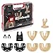 Original Einhell XL-PLUS-CASE 10 tlg. Multitool-Set (halbrund, HM Delta-Raspe, HM Segmentsägeblatt, harter Schaber, Dremel-Adapter)