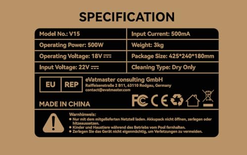 Image of DEVOAC V15 Vacuum