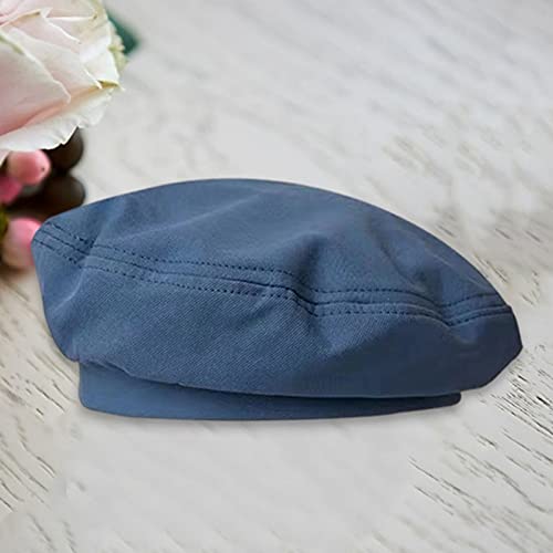 TOOYFUL Classic Casual Beret Chapéu Color Sólido Um Tamanho para Mulheres Meninas Beret Mens para Ou