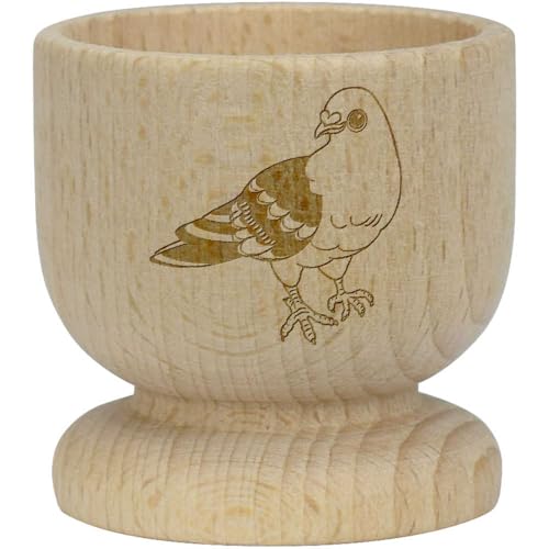 'Cute Pigeon' Wooden Egg Cup (EC00028761)