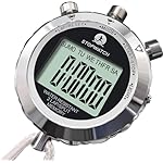 Stopwatch Timer, Digital Stop Watch with 0.01second & 0.001second Timing, Metal 10/100/400 Laps Memory, Rolilink Large dispaly Alarm Clock for Coach Sports Running Marathon - Image 5