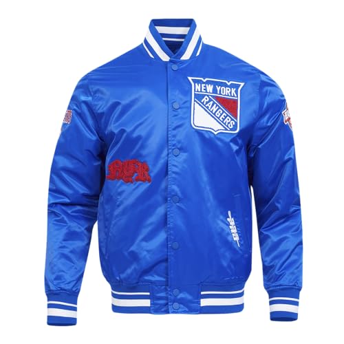 Image of Pro Standard Mens NHL Old English Satin Jacket