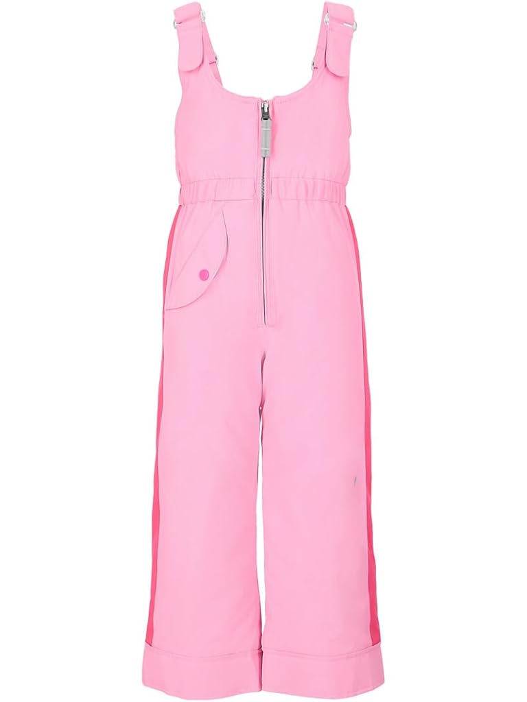 Pink Obermeyer Snoverall Stripe Bib Pants (Toddler/Little Kid/Big Kid)