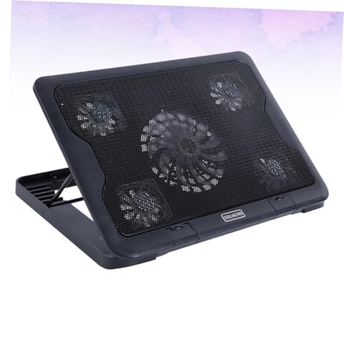 Base de enfriamiento para laptop HOMSFOU con 5 ventiladores miniatura 5