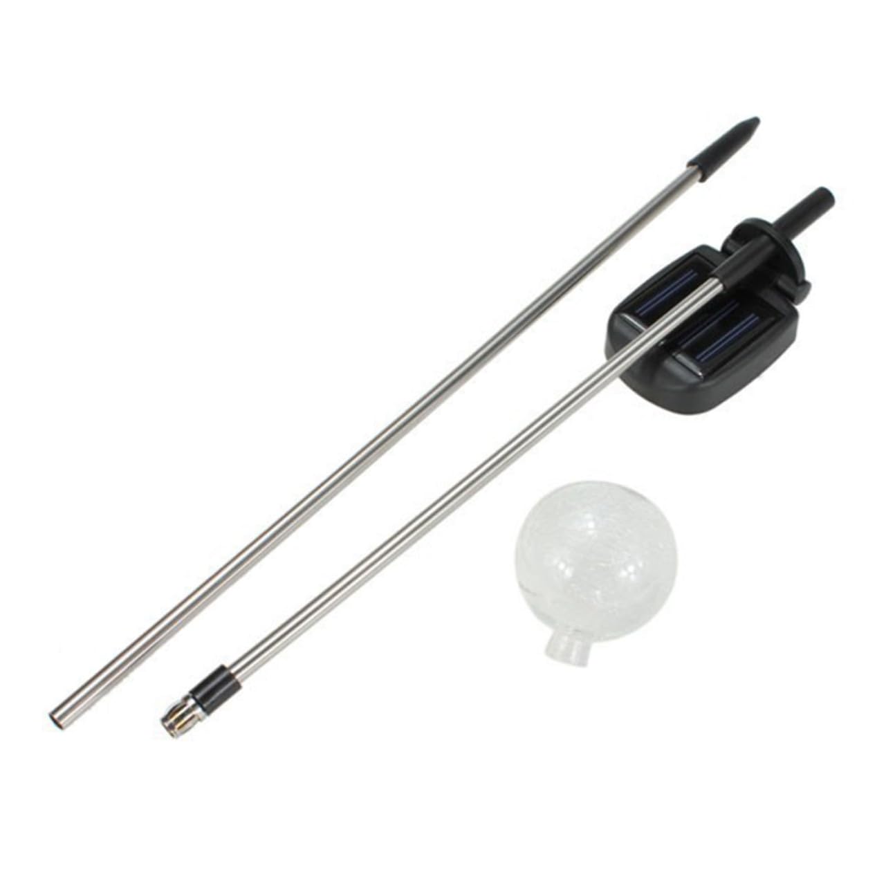 Lampe de Jardin Solaire Boule en Verre LED Couleur Halloween