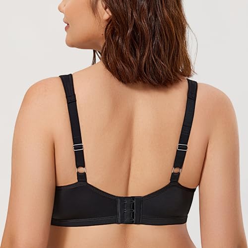 Image of CALVENA Women's Full Coverage Minimizer Bra | Plus Size, Underwire Support, Seamless Smooth Cups, U-Back