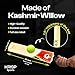 Cricket Bat Kashmir Willow Wooden Handmade Adult Full Size Cane Handle Cricket Bat for Soft Tennis Tape Ball Tournament Practice Indoor Outdoor Cricket Match by Krisp Sports