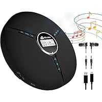Amazon.co.jp: KLIM Discman ポータブル CD プレーヤー 内蔵バッテリー
