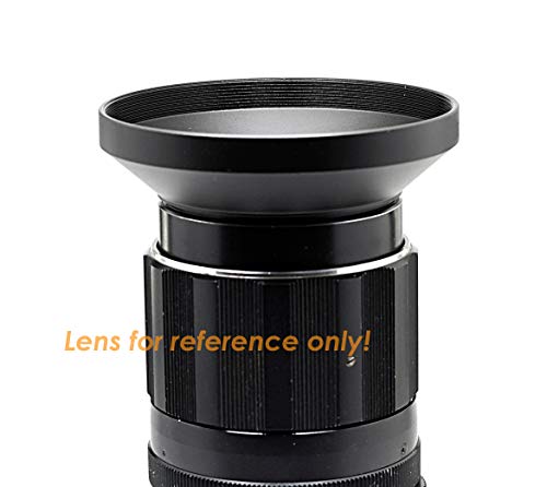 Image of Fotasy 39mm Wide Angle Metal Lens Hood Shade for Nikon Canon Sony Lenses, Black (LW39)