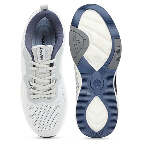 Image of Aqualite Trending OCEAN-07 Sports Walking Lightweight Shoes with Comfort Cushion & Lace-Up for Dailywear Shoes for Men