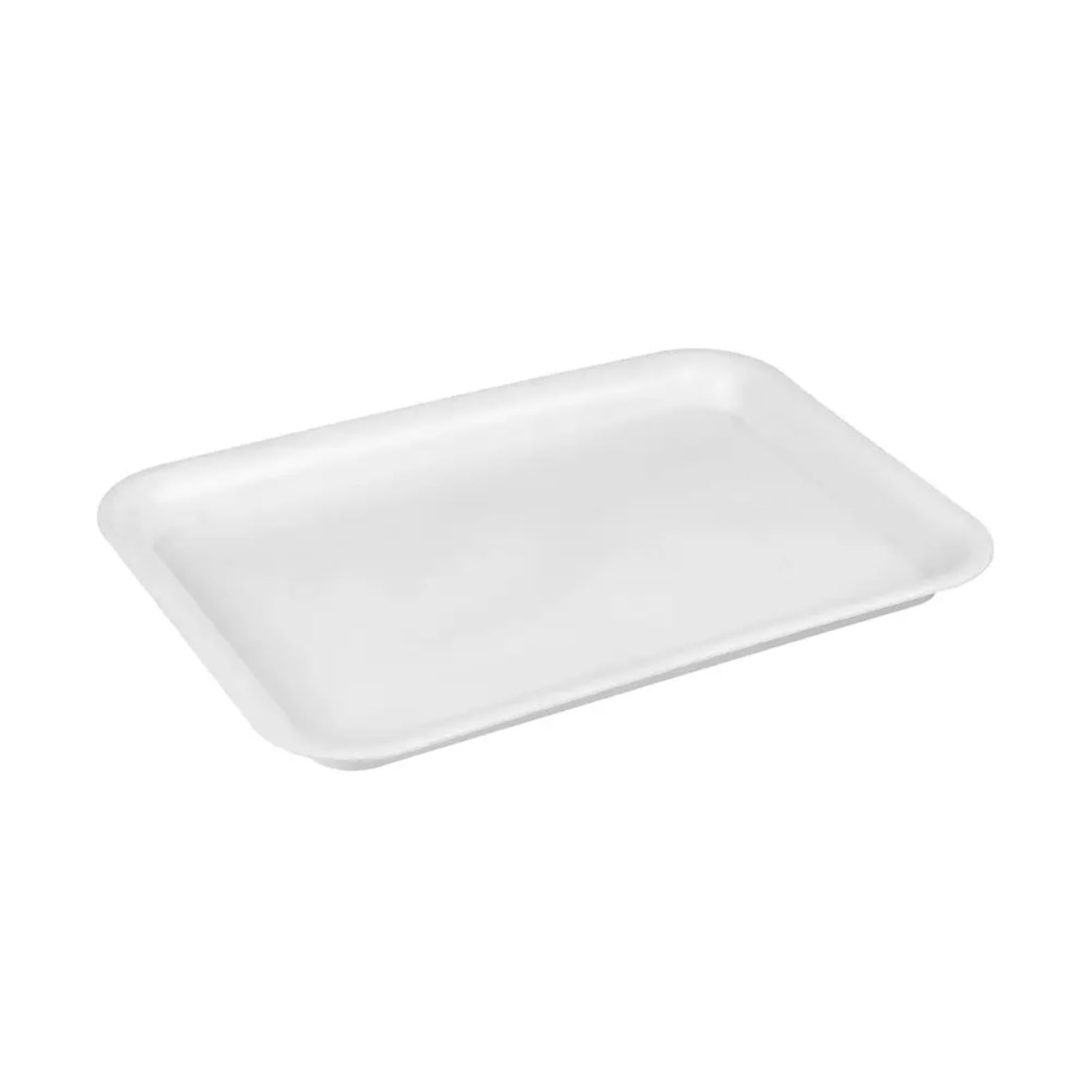 GIUPLOKID Plastic Drip Trays, Indoor Outdoor Plastic Rectangle Plant Saucer Drip Trays Multicolor(White-25cmx18cm)