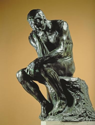 Affiches d'art le Penseur de Rodin pour habiller un grand mur vide de salon