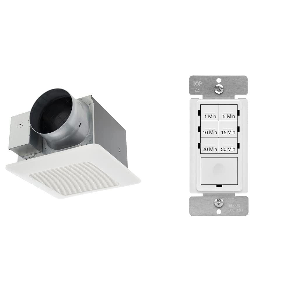 Panasonic FV-1115VQ1 WhisperCeiling DC Fan + Enerlites HET06A In