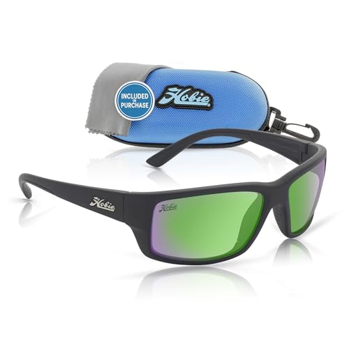 Image of Hobie Snook Men's Polarized Wrap Sport Sunglasses - Large Fit, Full-Coverage, Floatable Frames, Multiple Lens Options