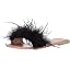 Black Marabou Feather