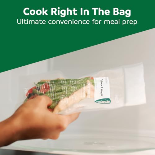 Image of FoodSaver Microwavable Meal Prep Bags, 26 Count 1-Quart BPA-Free Vacuum Seal Bags, Cook-in-Bag for Freezer Storage and Sous Vide Cooking