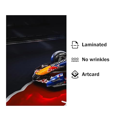 Image of Wrap & Wish Formula 1 2026 Red Bull Racing RB22 Isometric View Wall Split Posters Set (A3 Size, 12x18 Inch) | Pack of 3 | Vintage F1 Designs & Marvel Room Decor