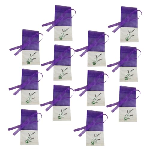 Alipis 12pcs bolsas de sachet lavanda con cordón organizador