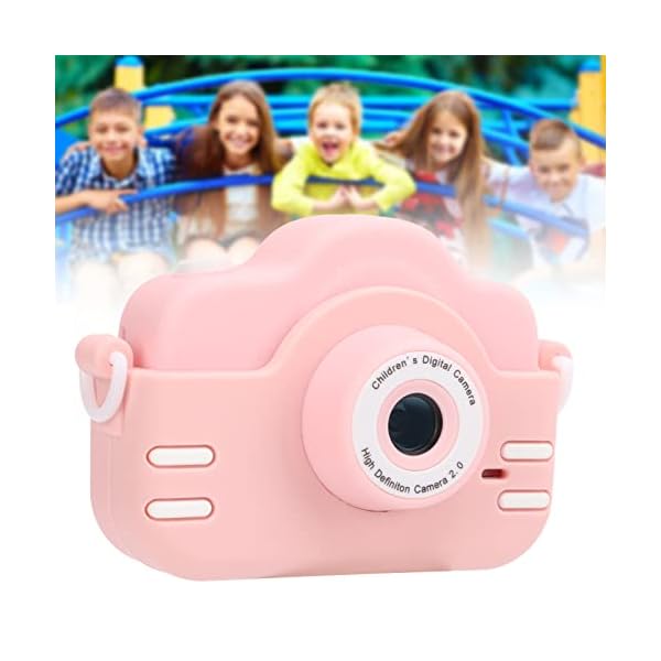 Qionia -Foto-Videokamera, wiederaufladbare Kunststoff-Süße Multifunktionale 2-Zoll-Bildschirm -Digitalkamera 2MP für für… – Bild 3