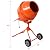 STANSS 8 Cu. Ft. Cement Mixer, Portable Electric Concrete Cement Mixer Barrow Machine Mixing Mortar, Freestanding Cement Mixing Tools with Wheels for Stucco Mortar,4.6 cu. ft.