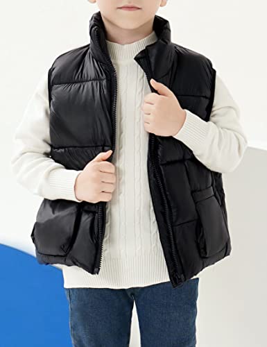 Kids Puffer Vest Lightweight Waterproof Sleeveless Zip Up Outwear for Boys Girls2