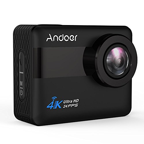 Andoer 4K WiFi Action Camera 2.31-inch Full HD LCD Touchscreen with 20MP Novatek