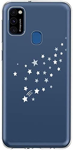 Cute Case for Samsung Galaxy M31 Cute Panda Dinosaur Stars Girls Cover Clear Flexible Silicone TPU Bumper Case Slim Ultra-Thin Transparent Shockproof Protective Rubber Shell for Samsung Galaxy M31