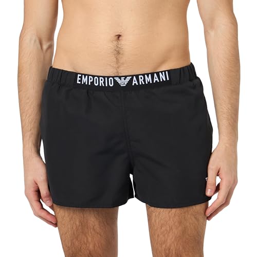 Bóxer traje de baño para hombre Emporio Armani con banda elástica