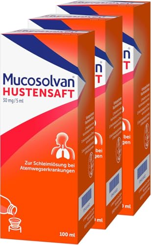 MUCOSOLVAN® Hustensaft 3 x 100ml: Effektive Schleimlösung bei Husten mit Ambroxol